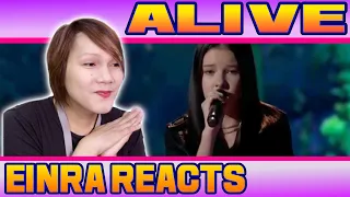 DANELIYA TULESHOVA - ALIVE - EINRA REACTS