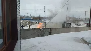 Пожар в Нижневартовске (Борьба продолжается)