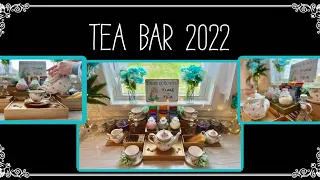 DIY Tea Bar 2022 / Spring Tea Party Decor / English Tea Station / Tea, Coffee & Cocoa Bar Tutorial