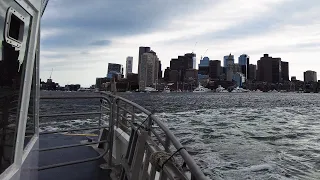 Ferry ride to Seaport District from East Boston