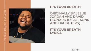 It's your breath in our lungs' lyrics And chords | Cross Worship - Feat. Osby Berry2020