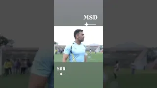 M S Dhoni silli stadium me football khela ⛹️⛹️⛹️