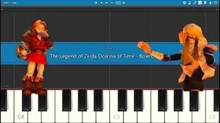 Bolero of Fire from The Legend of Zelda Ocarina of Time [Synthesia Piano Tutorial]