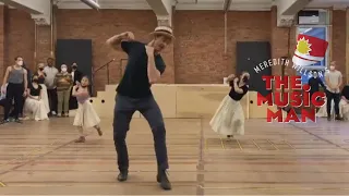 Hugh Jackman (Week 7) The Music Man Rehearsals (December 10, 2021)  Singing & Dancing