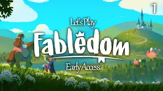 COZY City Builder Has Me Hooked! | Fabledom [Early Access] | Ep. 1