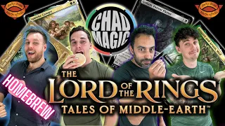 OUTRAGEOUS LOTR EDH! Tom Bombadil v Samwise Gamgee v Gollum v Aragorn and Arwen | Commander Gameplay