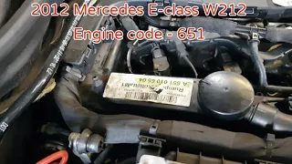 2012 Mercedes E250 E220 Timing Chain Stretched Noisy  W212