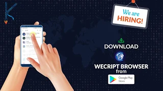 Wecript -  Incognito Web Browser with Job Application