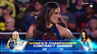 Aliyah and Raquel Rodriguez Entrance August , 12 , 2022 SMACKDOWN WWE