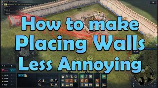 AoE4 - How To Place Walls Without Getting Frustrated [3 Placement Constraints Explained]