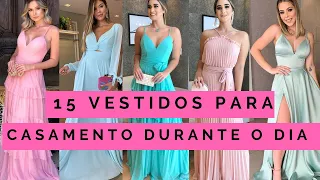 15 vestidos para casamento durante o dia (madrinhas e convidadas)