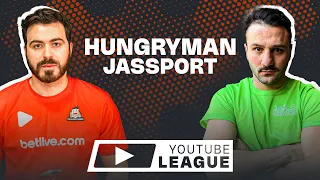 Youtube League - 1/4 ფინალი - @hungrymantv vs Jassport