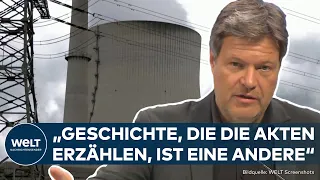 AKW-AKTEN: "Das ist nicht der Fall gewesen"  Robert Habeck reagiert auf Atomausstieg-Vorwürfe