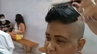 Punk Haircut of Anna