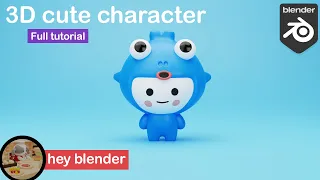 3D character in blender || simple character