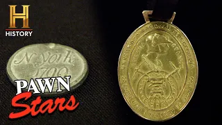 Pawn Stars Do America: PROFIT MIRACLE! Seller Makes $1,000 On Antique Church Token (Season 1)