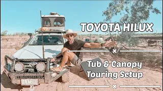 Toyota Hilux Tub & Canopy Touring Setup