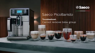 Saeco PicoBaristo Troubleshooting - Cannot remove brew group