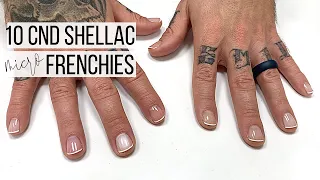 10 SHEER SHELLAC SHADES for MICRO FRENCH 🇫🇷 💅