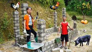 TIMELAPSE: START TO FINISH - make a chicken house, Build a farm