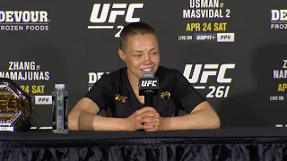 UFC 261: Rose Namajunas Post-fight Press Conference