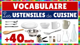 Vocabulaire : les ustensiles de cuisine