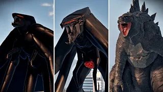 Godzilla 2014 All Kaiju's Roars In Kaiju Universe ! | Which Is Your Favorite?