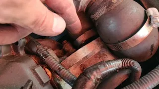 1999 jag xjr supercharger removal, hose replacement