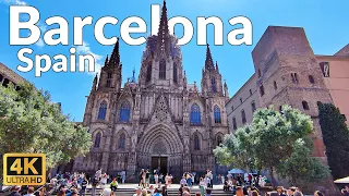 4k Walking Tour of Barcelona, Spain - Full City Tour in May 2022