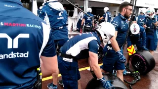 Williams F1 Team pit stop practice - 2016 Monaco Grand Prix