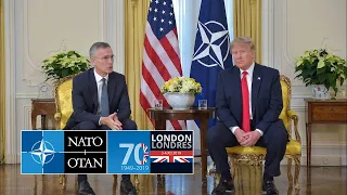 NATO Secretary General with 🇺🇸 US President Donald Trump, 03 DEC 2019