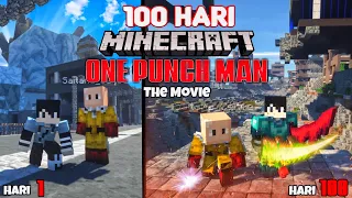 100 Hari Minecraft Tapi One Punch Man