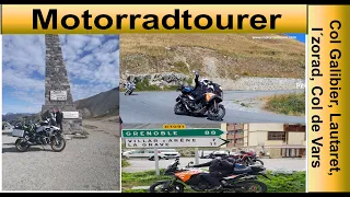 Motorrad 2019-Motorradtour Col du Galibier,Col Lautaret, Col d´Izoard,Auszug Route de Grandes Alpes.