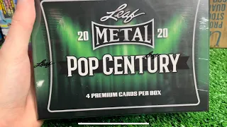 I OPENED A CELEBRITY TRADING CARD BOX (Leaf Metal Pop Century Box)