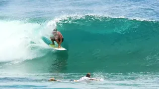 Surfers and Bodyboarders scored at Urirama Reef this day