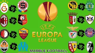 MARBLE FOOTBALL⚽️⚽️ UEFA EUROPA LEAGUE