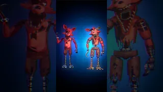 FNAF AR Edit || Withered Classic Animatronics || #shorts #fnafar ||