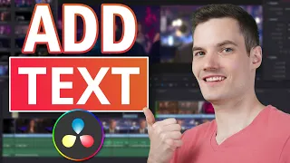 How to Add Text in DaVinci Resolve