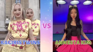 Kagiris Twins vs Annesta Kim *NEW TikTok Dance