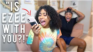 Will my Friends LIE for me to my GIRLFRIEND? (CANT BELIEVE THIS) | EZEE X NATALIE
