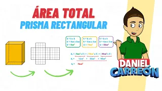 ÁREA TOTAL DE UN PRISMA RECTANGULAR Super facil - Para principiantes