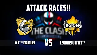 Asphalt 9 Club Clash WF™ Origins vs Legions United™ Attack Races