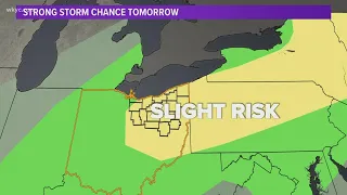 Cleveland weather: Warm evening with rain and storms by Wednesday afternoon