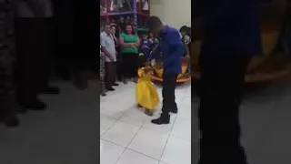 Pai e filha Bela e a Fera