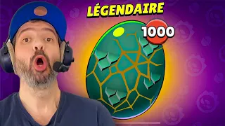 j'ai OUVERT 1000 OEUFS sur un COMPTE 0 TR 😱 (voici ce que j'ai eu...) PACK OPENING Brawl Stars