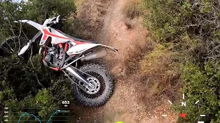 First day riding my beta rr 250 2020 || Literally flying bike