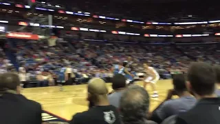 Kevin Garnett to Eric Gordon after he misses a jump shot: "Hell no, trash ass n**ga"