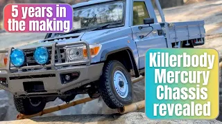 Killerbody Mercury chassis unboxing - new 1/10 scale chassis for Toyota LC70 and Jeep Gladiator