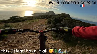 This island have it all ! MTB Roadtrip Corsica 🇫🇷 January 2023