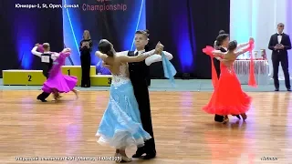 Юниоры-1, St, Open / Чемпионат БФТ (13.04.2019) Бальные танцы